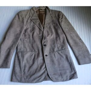 Panhandle Slim Blazer 40 L Sport Coat Faux Suede Western Cowboy Vintage USA